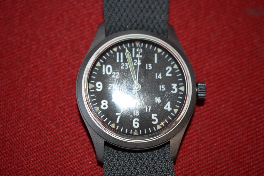 HAMILTON WRIST WATCH VIETNAM WAR PERIOD-SOLD